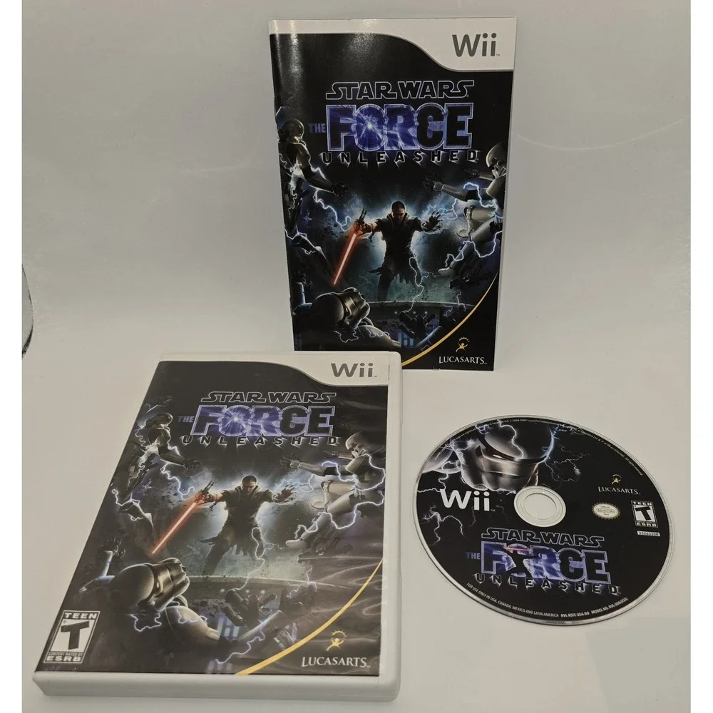 Star Wars: The‎ Force Unleashed - Nintendo Wii UNTESTED -1971